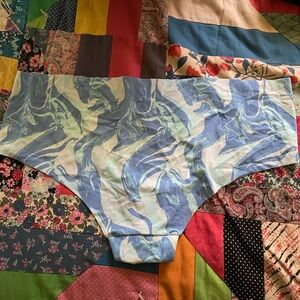 Auden Blue and Green Cheeky Shorts